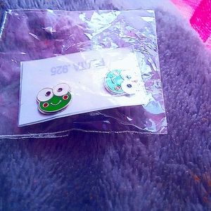 Frog earrings